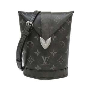 Louis Vuitton Brushed Monogram Envelope Handbag Pouch M12074 Shoulder Bag